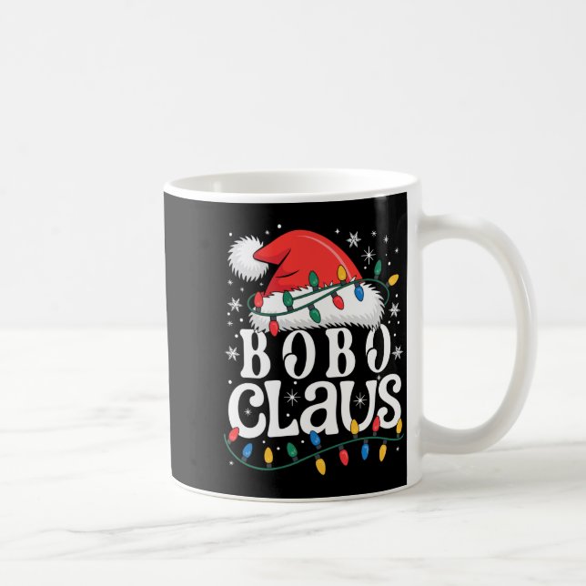 Caneca De Café Bobo Claus Funny Xmas Christmas Grandma Holiday St (Direita)
