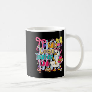 Caneca De Café Bobo Goose Teacher Club De Volta À Escola Ensino C
