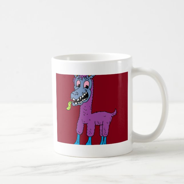 Caneca De Café Bobo Lama Monster (Direita)