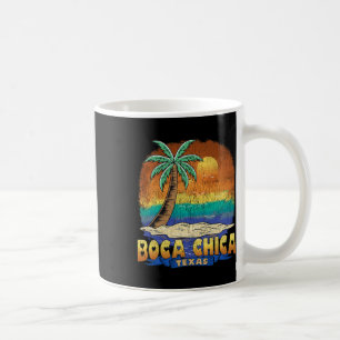 Caneca De Café Boca Chica Texas Vintage angustiou Souvenir