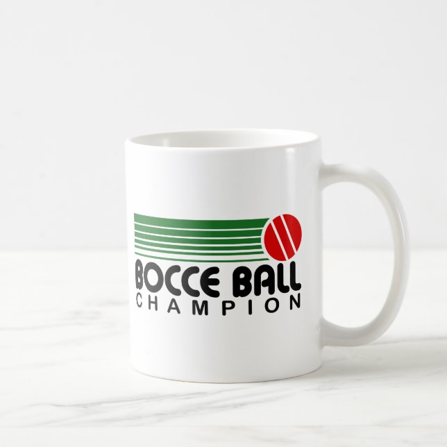 Caneca De Café Bocce Ball Champion (Direita)