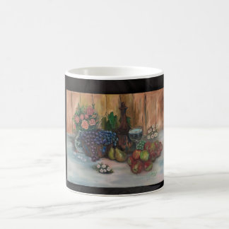 Caneca De Café Bodegón de Frutas y Flores
