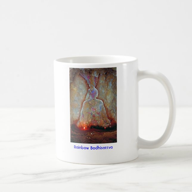 Caneca De Café Bodhisattva/caneca do arco-íris (Direita)
