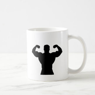 Caneca De Café bodybuilder que dobra os músculos