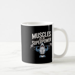 Caneca De Café Bodybuilder Shark Lover Gym Malhação Workout Bodyb