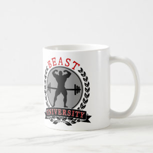 Caneca De Café Bodybuilding Mug da Universidade de Beast