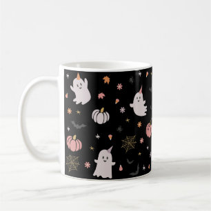 Caneca De Café Boho Fall Spooky Ghost Halloween