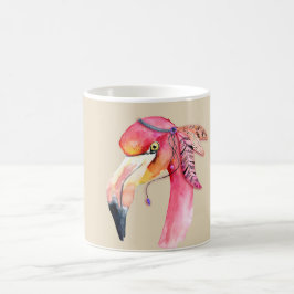 Caneca De Café Boho Fiona Flamingo Mug