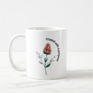 Caneca De Café Boho Flower Christian Cote