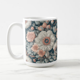 Caneca De Café Boho Flower Design 15 oz Classic Mug