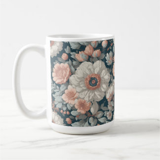 Caneca De Café Boho Flower Design 15 oz Classic Mug