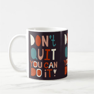 Caneca De Café Boho Motivational Mug Não deixe de fazer isso