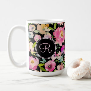 Caneca De Café Boho Pastel Watercolor