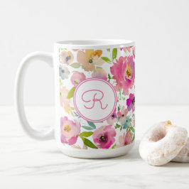 Caneca De Café Boho Pastel Watercolor