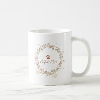Caneca De Café Boho Petful Mom Wreath Mug
