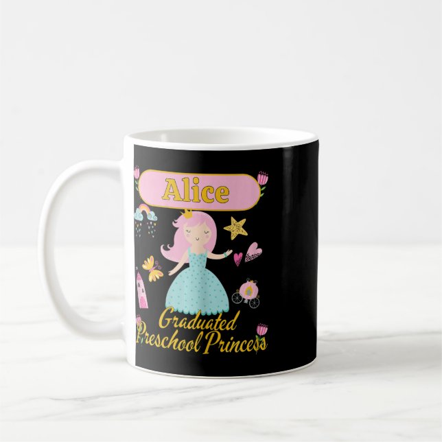 Caneca De Café Boho Princesa Alice 2026 Pré-Escolar Personalizada (Esquerda)