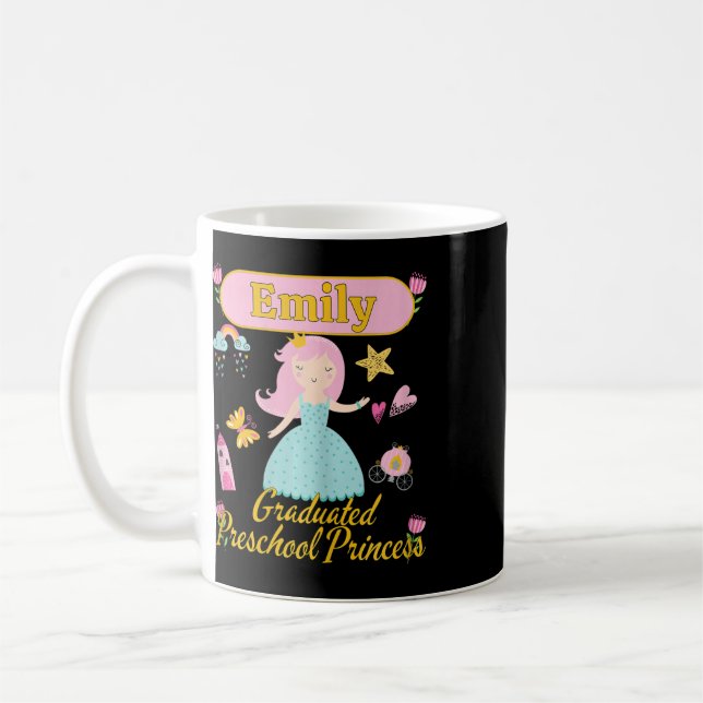 Caneca De Café Boho Princesa Emily 2026 Pré-Escolar Personalizada (Esquerda)