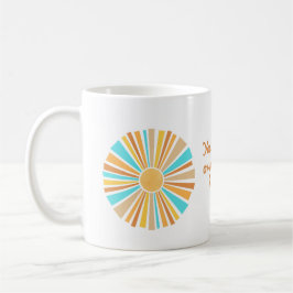 Caneca De Café Boho Sol, Aqui Vem O Filho, Retro Sunshine