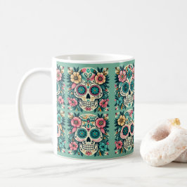Caneca De Café Boho SugarSkulls