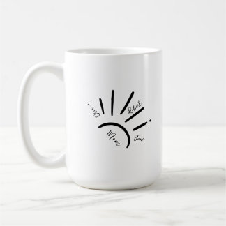 Caneca De Café Boho Sun Mãe Nome do Criança Sun Rays Mug