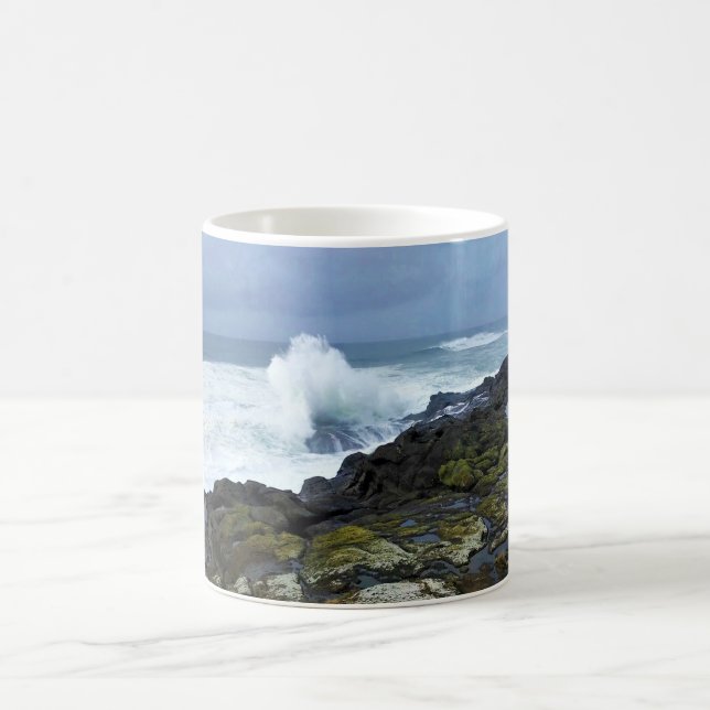 Caneca De Café Boiler Bay State Wayside, Depoe Bay, Oregon (Centro)