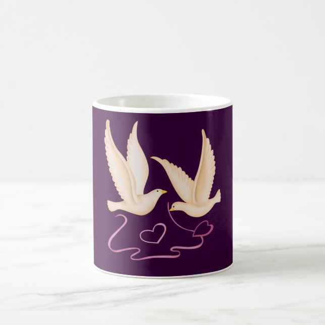 Caneca De Café Bois Fazeres Corações (Centro)