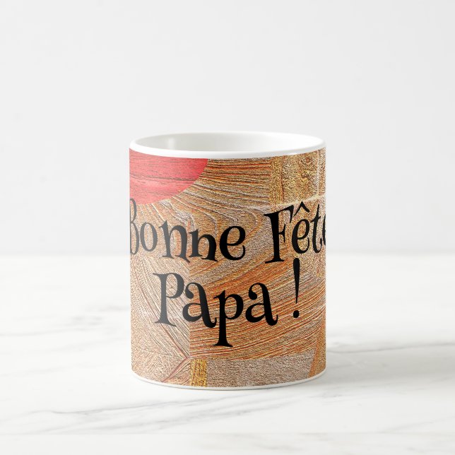 Caneca De Café Bois - formes géométriques - Fête des pères (Centro)