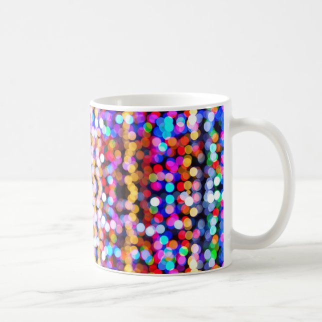 Caneca De Café Bokeh Mug Colorido (Direita)