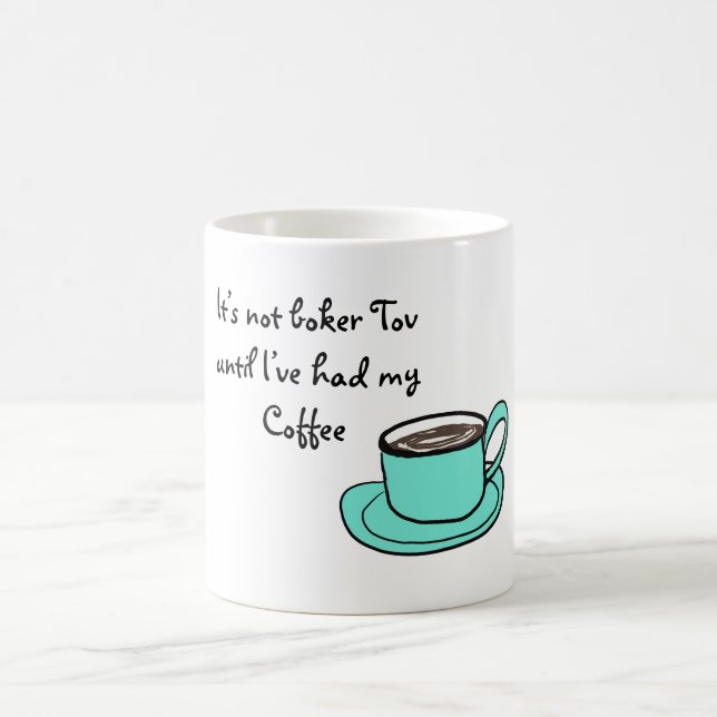Caneca De Café Boker Tov (Centro)