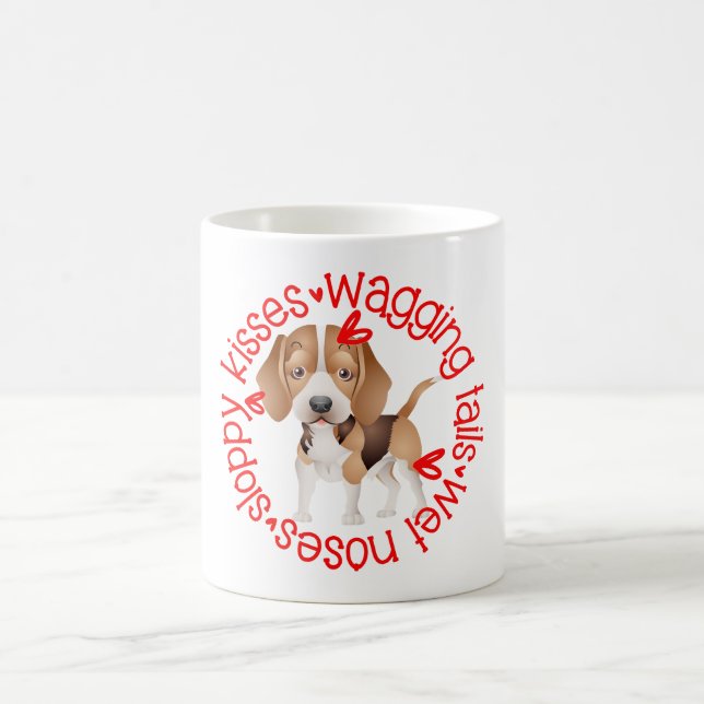 Caneca De Café Bola Bestial, Beijos De Beijo (Centro)