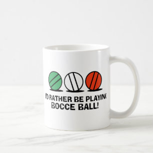 Caneca De Café Bola de Bocce engraçada