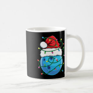 Caneca De Café Bola de boliche Com Homens Do Papai Noel Xma De Na