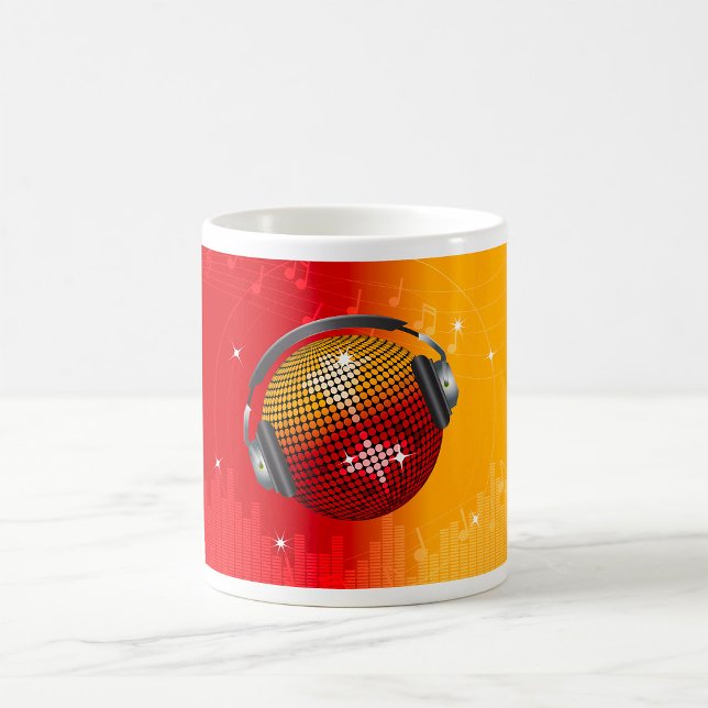 Caneca De Café Bola de Disco com Espontamento (Criador carregado)