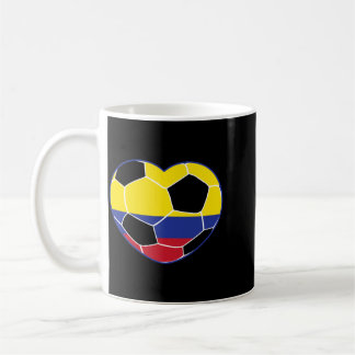 Caneca De Café Bola de Futebol Coração da Colômbia - Futebol Colo