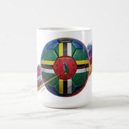 Caneca De Café Bola de Futebol da Dominica | Pronto para o Estádi