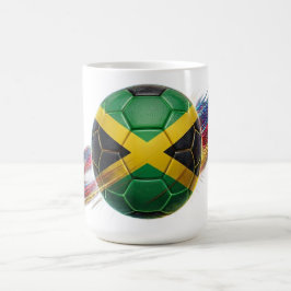 Caneca De Café Bola de Futebol da Jamaica | Pronto para o Estádio