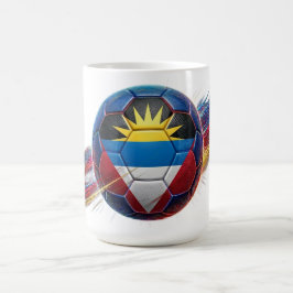 Caneca De Café Bola de Futebol de Antígua | Pronto para o Estádio