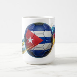 Caneca De Café Bola de Futebol de Cuba | Pronto para o Estádio |