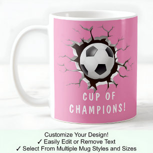 Caneca De Café Bola de Futebol em uma Caneca! Novidade para Amant