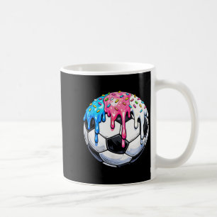 Caneca De Café Bola de futebol pinga granulado de sorvete engraça