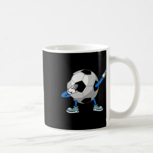 Caneca De Café Bola de Futebol Retro Dabbing Para Meninos, Homens