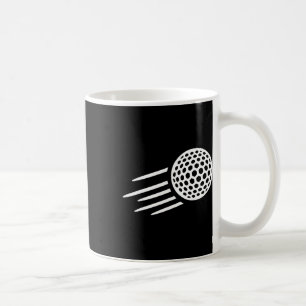 Caneca De Café Bola de Golfe Voadora