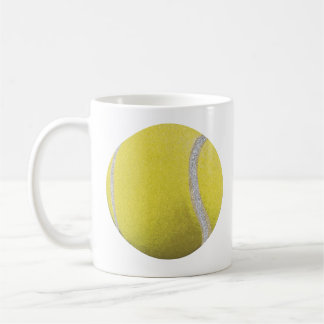 Caneca De Café Bola de Tênis Amarelo Moderna