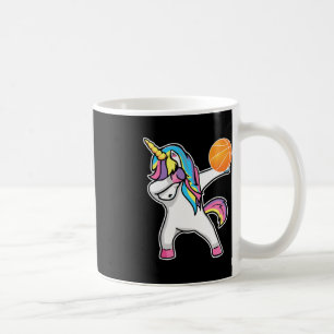 Caneca De Café Bola Divertida do Jogador de Basquete Dabbing Unic