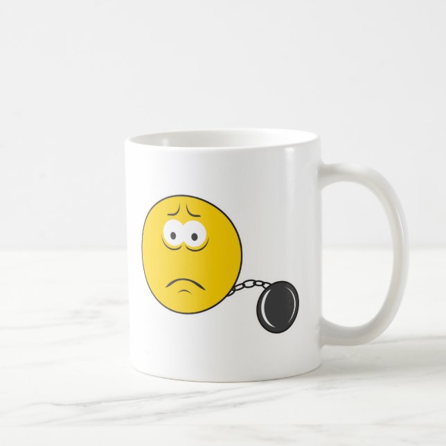 Caneca De Café Bola e Face de Corrente (Direita)