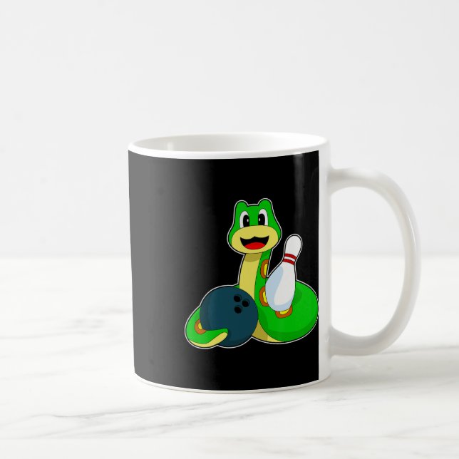 Caneca De Café Bolas de boliche cobra (Direita)