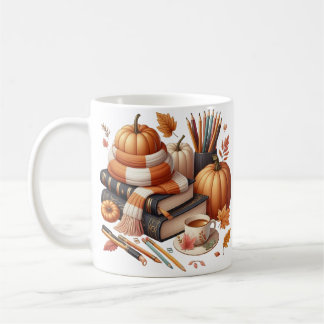 Caneca De Café Bolas de livros personalizados, prendas de lápis d