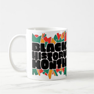 Caneca De Café Bold Letters Black History Month Mug