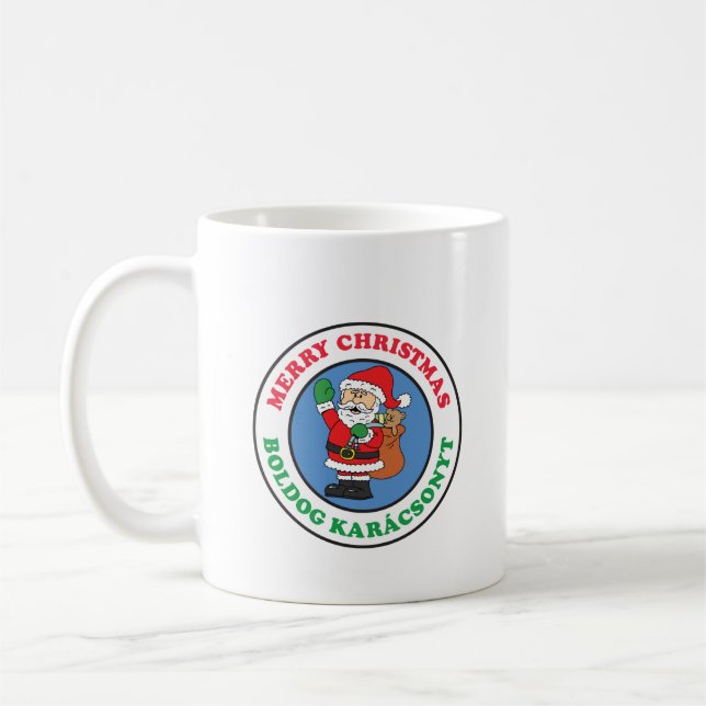 Caneca De Café Boldog Karacsonyt, Natal húngaro (Esquerda)