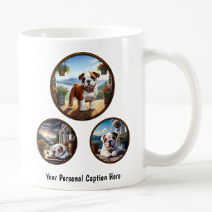 Caneca De Café Boletim de Inglês Personalizável